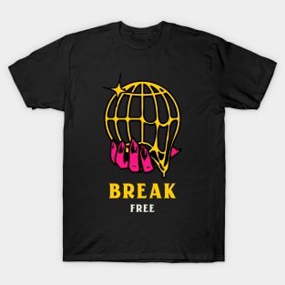 Break Free Escape The System Freedom Control T-Shirt